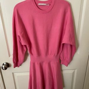 Alice + Olivia Murray fit and flare sweater dress